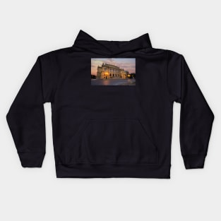 Philharmonic and opera house - Rudolfinum in Prague, Czech Republic Kids Hoodie